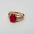 Hb 1632 Rose gold plated Ring (R)