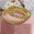 Hs 4922 Gold plated bangles Pair