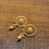 Hk 1109 Gold polished eartops