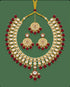 HBS 0089 Gold plated sheesha kundan neckalce set