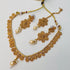 Hnk 7322 Gold look Necklace set