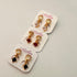Hk 1093 Pack of 3 pairs earings