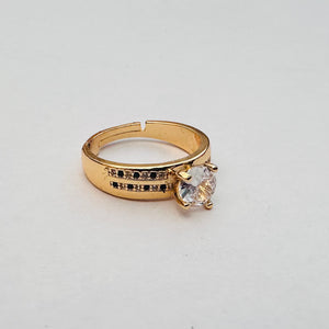 Hb 1525 Rose gold plated Ring(B)