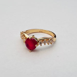 Hb 1431 Rose gold plated Ring(R)