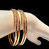 Hs 4899 Gold look High quality Bangles set