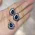 Hb 5464 Rose Gold Zirconia Pednant set (Sp)