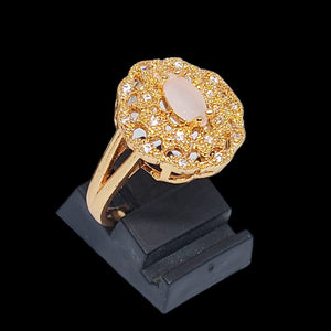 Hb 1496 Rose gold plated Ring(P)