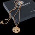 Hb 5490 Rose Gold plated Pednant with chain