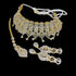 HBS 0087 Gold Plated Ad Zirconia Bridal set