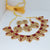 Hm 9268 Gold polish Ruby choker set (R)