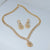 Hnk 7306 Rose gold plated necklace set