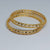 Hs 4908 Gold look bangles pair