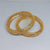 Hs 4906 Gold look bangles pair