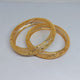 Hs 4906 Gold look bangles pair