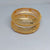 Hs 4905 Gold look bangles pair