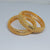 Hs 4910 Gold look bangles pair