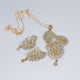 Hb 018 Gold plated pednant set