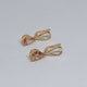 Hk 012 Rose gold plated earings