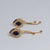 Hk 006 Rose gold plated Earings(tops |B)