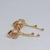 Hk 005 Rose gold plated Earings(tops C)