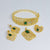 Hb 5494 Gold Look Pednant Set with ring