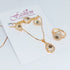 Hb 5532 RG Plated COmbo Pednant set