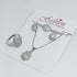 Hb 5535 Silver Plated COmbo Pednant set