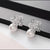Hk 816 Silver plated earings pearls