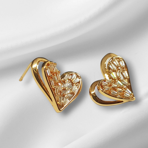 Hk 890 Rose gold plated Ear tops