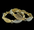 Hs 4818 Gold plated Bangles pair