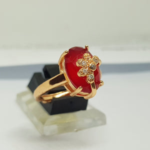 Hb 1437 Rose gold plated Ring(R)