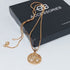 Hb 5490 Rose Gold plated Pednant with chain