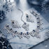 Hnk 7279 Silver plated Necklace Set