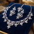 Hnk 7279 Silver plated Necklace Set