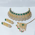 HBS 0080 Gold Plated Ad Zirconia Bridal set