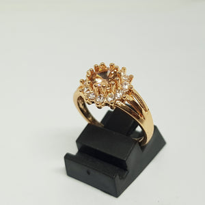 Hb 1332 Zirconia Rose gold Ring