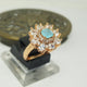 Hb 1445 Rose gold plated Ring(M)