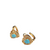 Hk 909 Rose gold plated Ear tops (F)