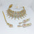 HBS 0086 Gold Plated Ad Zirconia Bridal set