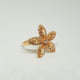 Hb 1344 Rose gold Ring zircon