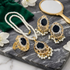 Hb 5425 High quality gold polish pednant set