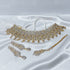 HBS 0087 Gold Plated Ad Zirconia Bridal set