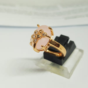 Hb 1439 Rose gold plated Ring(PNK)
