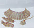 HBS 0070 Gold plated Ad zirconia studded bridal set