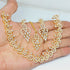 Hnk 7140 Gold plated Ad zircon Necklace set