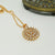 Hb 5455 Zirconia Rose Gold Plated Pednant with chain
