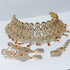 HBS 0081 Gold Plated Ad Zirconia Bridal set