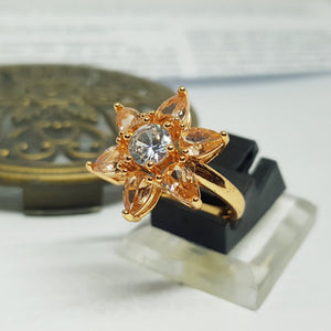 Hb 1391 Rose gold plated Ring