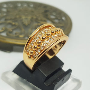 Hb 1446 Rose gold plated Ring