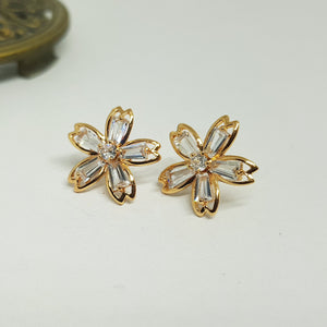 Hk 870 Rose gold plated Earings(W)